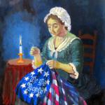 We The People by Dennis Millar in Gouache