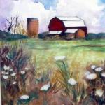 Farmland USA by Joyce Ecochard in Watercolor