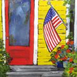 Front Door by Irene Bausmith in Gouache