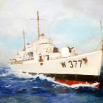 USCGC Rockaway by Bradford A. Thomas in Oil First Place Winner