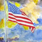 250th Anniversary by Frances Doran in Watercolor