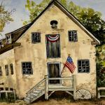 Batsto, 4th of July by Irene Bausmith in Gouache