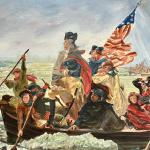 Washington Crossing the Delaware by Paul Hartelius in Acrylic