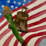 Liberty by Linda Saladino in Watercolor