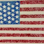 Flag - Abstract by Joyce Ecochard in Watercolor