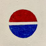 Red/Blue Circle by Jim McShea in Acrylic