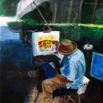 Rittenhouse Artist, Gouache, Dennis Millar