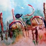 Rusty Old Bike, Giclee, Lonny Hall