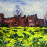 Bothwell Castle, Scotland, Pastel, Irene Bausmith
