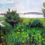 Meadows & Bridge, Pastel, Pat Seeber