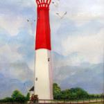 Summer on LBI, Watercolor, Carol Neugebauer